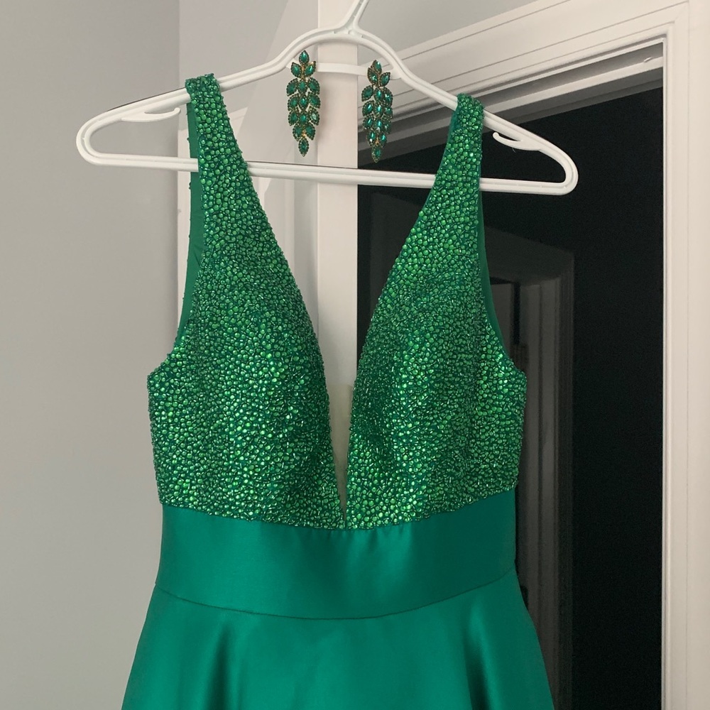 Green Ball Gown